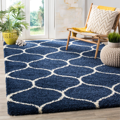 Tapis SAFAVIEH Hudson Shag Pushpa Trellis de 2 pouces d'épaisseur