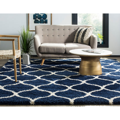 Tapis SAFAVIEH Hudson Shag Pushpa Trellis de 2 pouces d'épaisseur