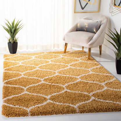 Tapis SAFAVIEH Hudson Shag Pushpa Trellis de 2 pouces d'épaisseur
