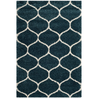 Tapis SAFAVIEH Hudson Shag Pushpa Trellis de 5 cm d'épaisseur