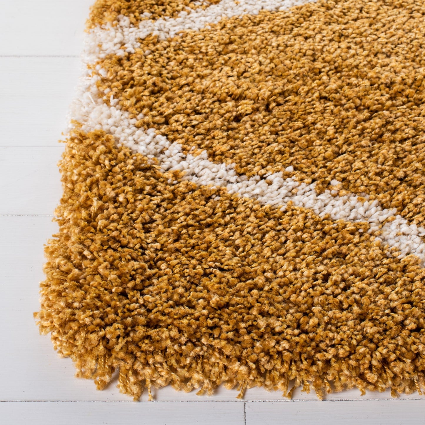 Tapis SAFAVIEH Hudson Shag Pushpa Trellis de 2 pouces d'épaisseur