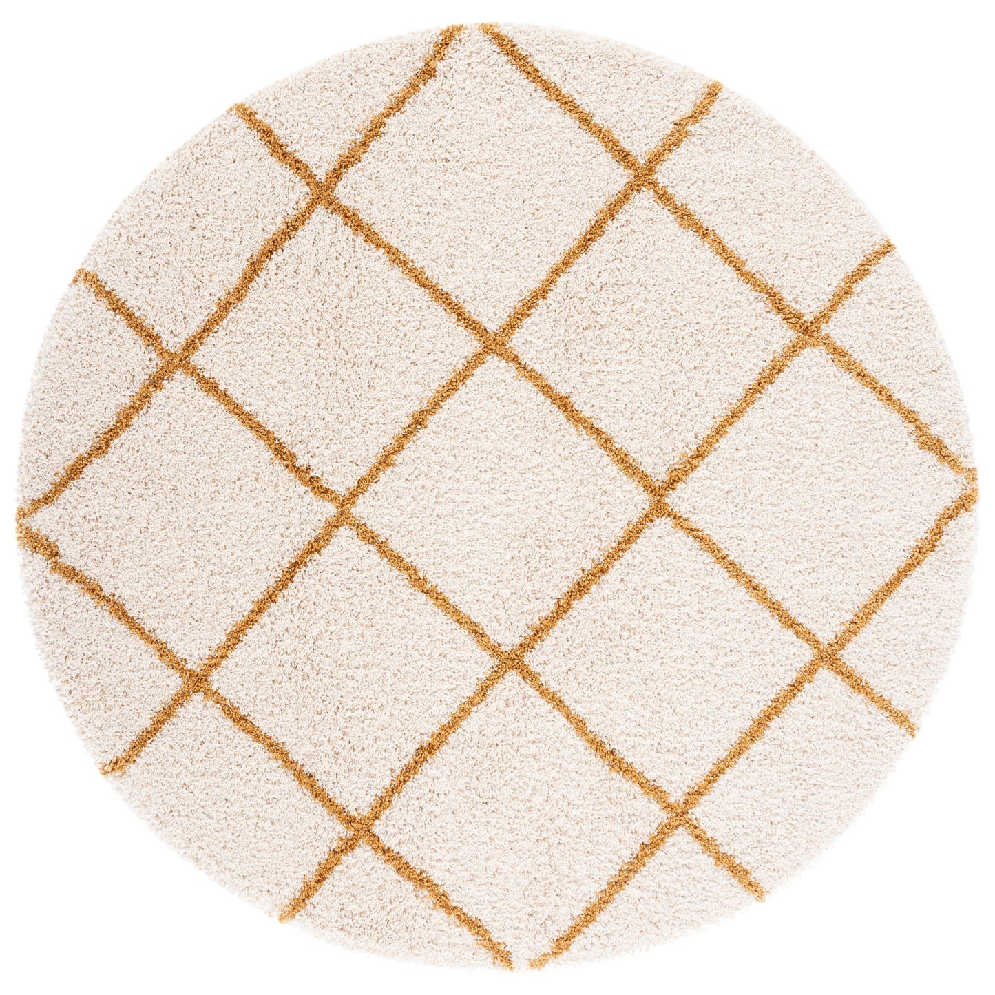 Tapis SAFAVIEH Hudson Shag Raili Diamond Treillis de 2 pouces d'épaisseur