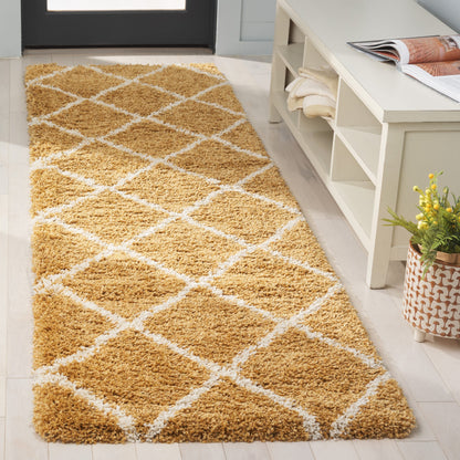 Tapis SAFAVIEH Hudson Shag Raili Diamond Treillis de 2 pouces d'épaisseur