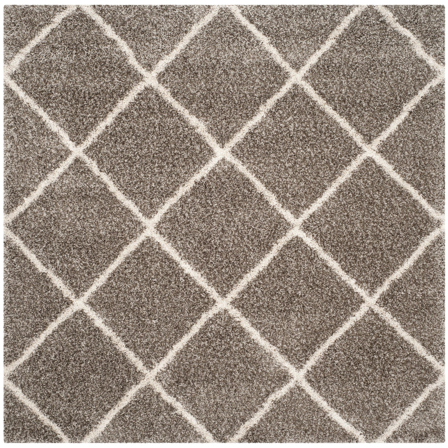Tapis SAFAVIEH Hudson Shag Raili Diamond Treillis de 2 pouces d'épaisseur