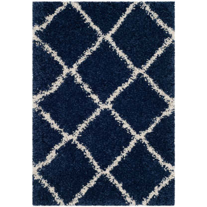 Tapis SAFAVIEH Hudson Shag Raili Diamond Treillis de 2 pouces d'épaisseur