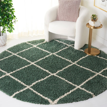Tapis SAFAVIEH Hudson Shag Raili Diamond Treillis de 2 pouces d'épaisseur