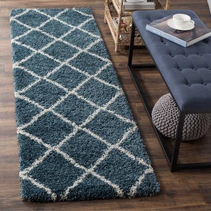 Tapis SAFAVIEH Hudson Shag Raili Diamond Trellis de 5 cm d'épaisseur