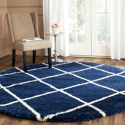 Tapis SAFAVIEH Hudson Shag Raili Diamond Treillis de 2 pouces d'épaisseur