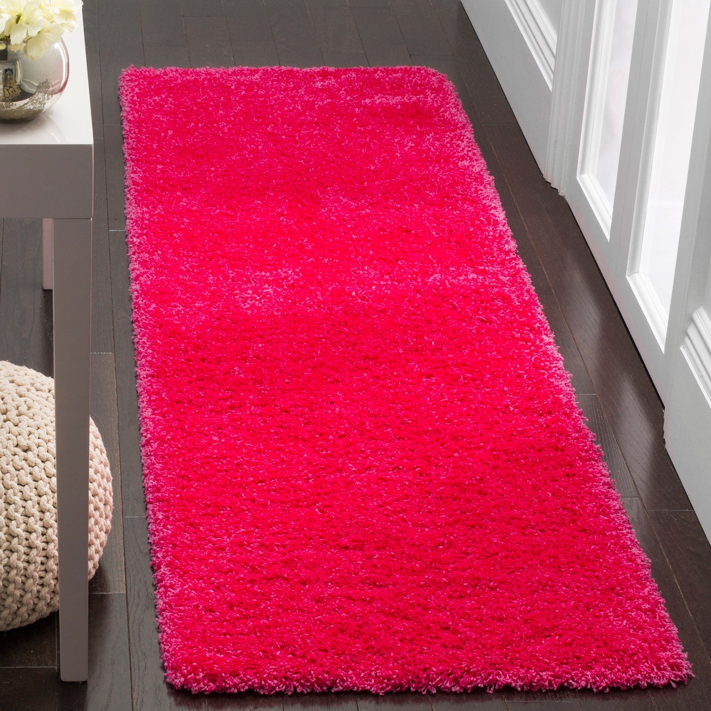 SAFAVIEH Tapis Laguna Shag Viroana uni de 2 pouces d'épaisseur