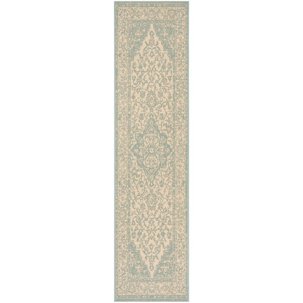 Tapis d'intérieur/extérieur imperméable SAFAVIEH Linden Louann pour terrasse ou jardin