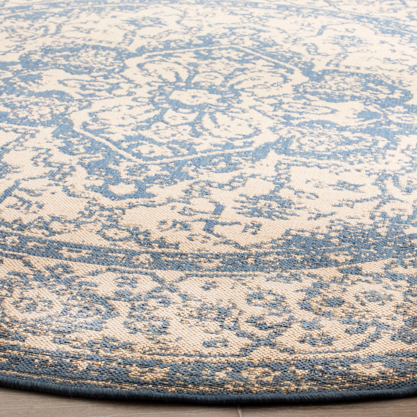 Tapis d'intérieur/extérieur imperméable SAFAVIEH Linden Louann pour terrasse ou jardin