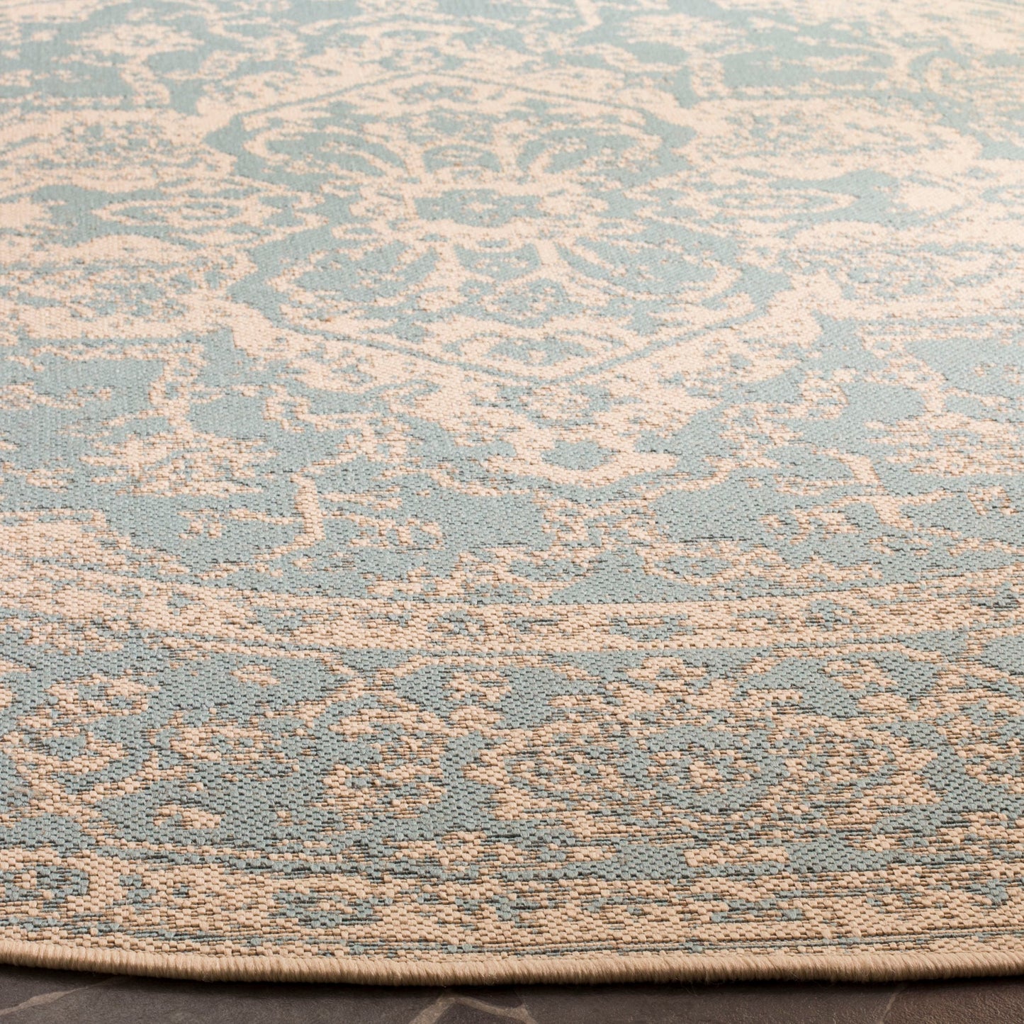 Tapis d'intérieur/extérieur imperméable SAFAVIEH Linden Louann pour terrasse ou jardin