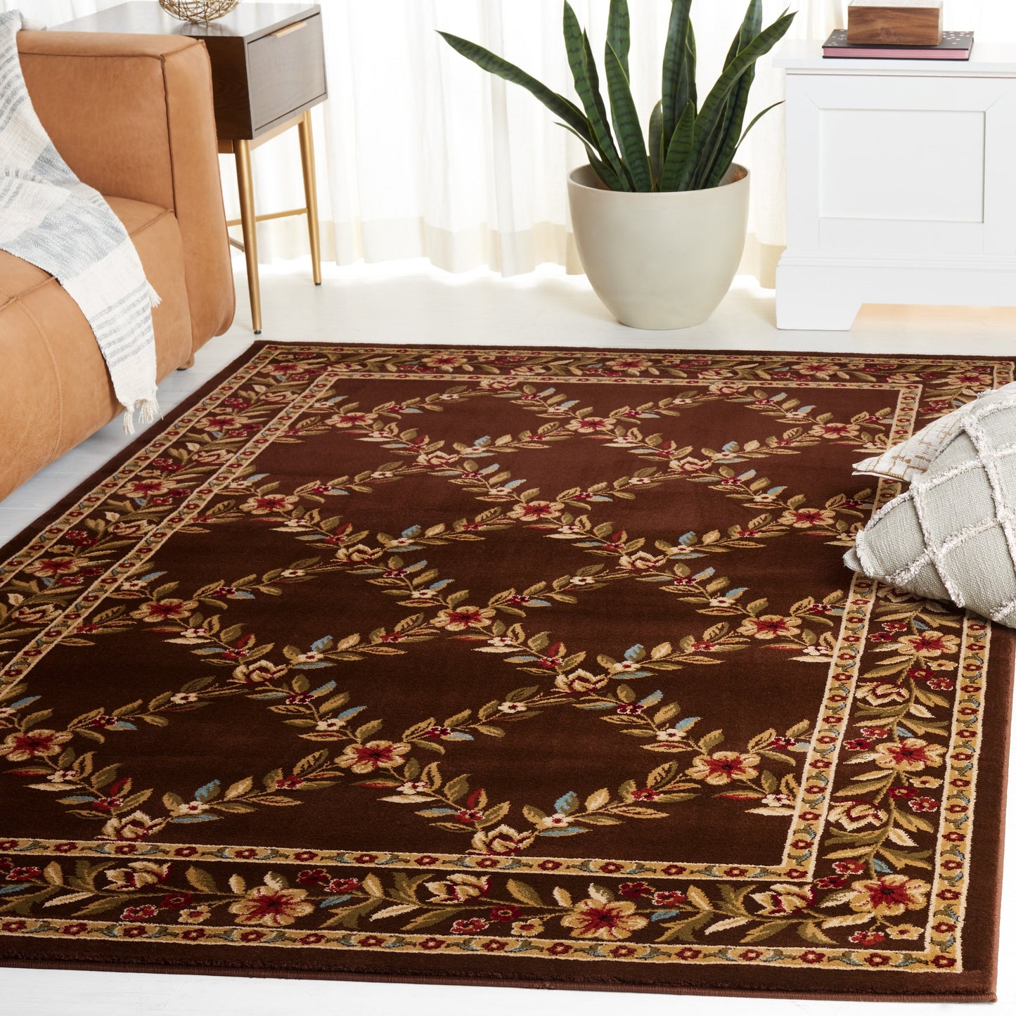 Tapis traditionnel oriental en treillis SAFAVIEH Lyndhurst Arenda