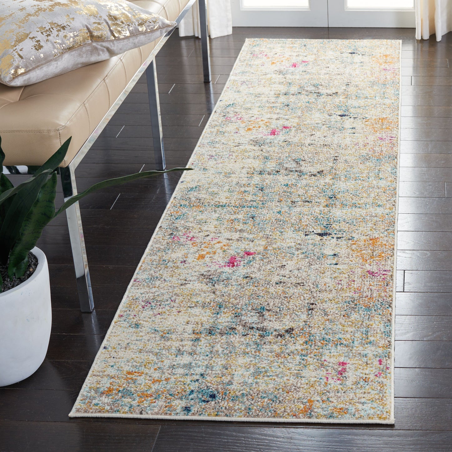 Tapis SAFAVIEH Madison Cherie moderne abstrait aquarelle