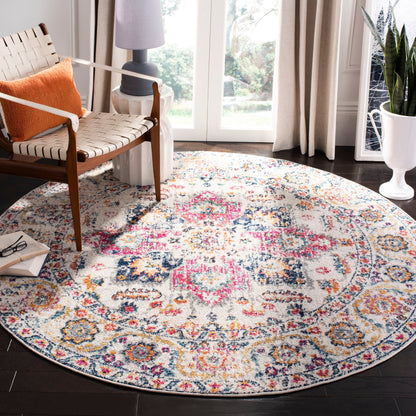 Tapis rustique vieilli SAFAVIEH Madison Delois Medallion à motif médaillon