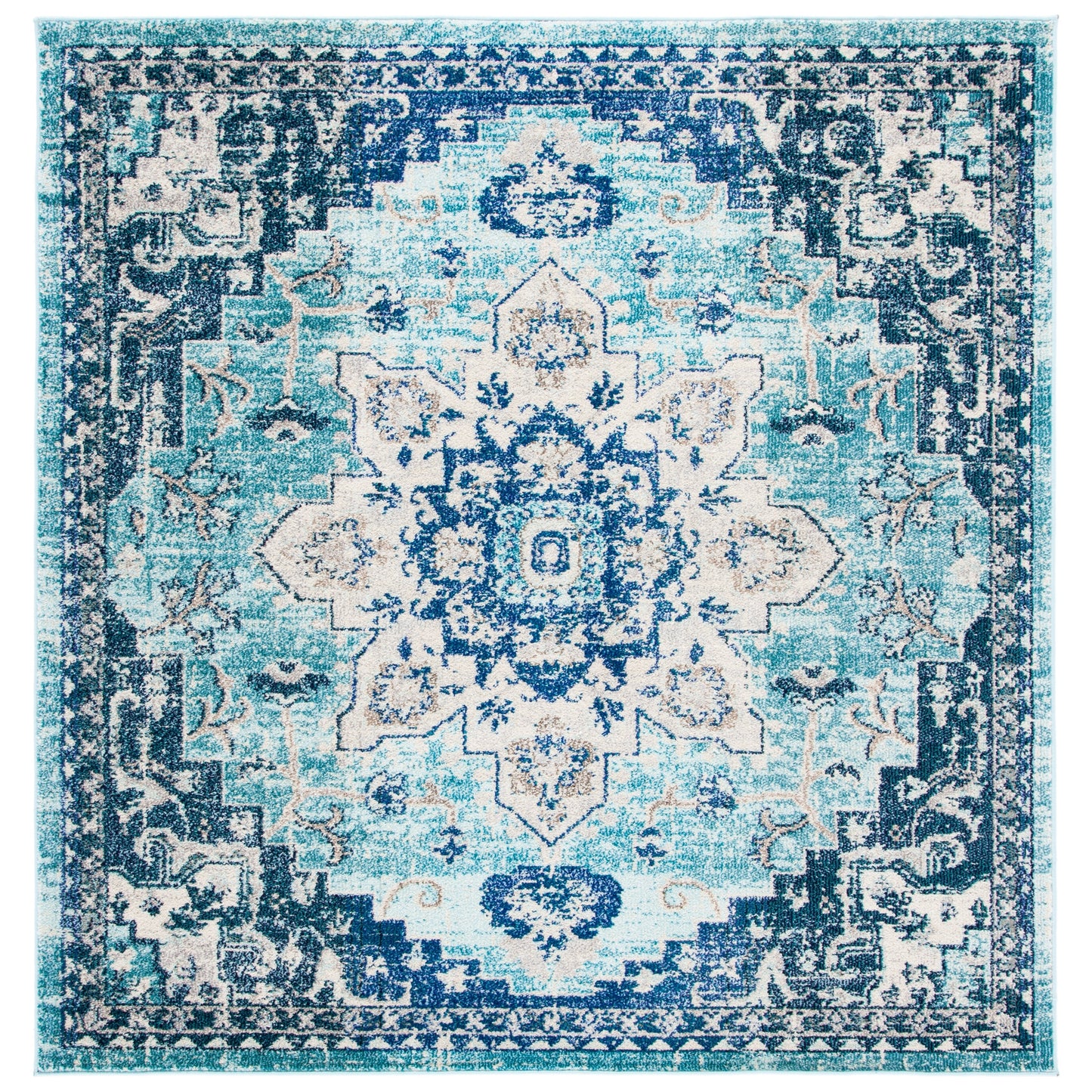 SAFAVIEH Tapis Madison Katelijne Boho médaillon vieilli