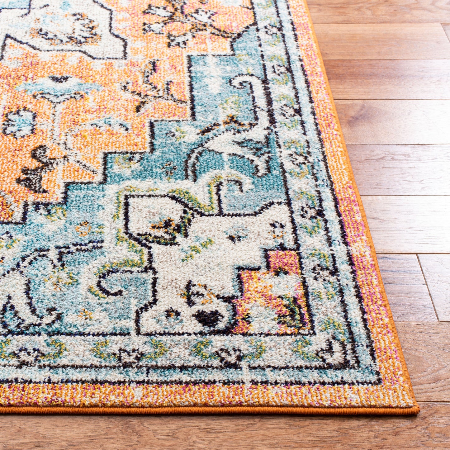 SAFAVIEH Tapis Madison Katelijne Boho médaillon vieilli