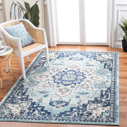 SAFAVIEH Tapis Madison Katelijne Boho médaillon vieilli