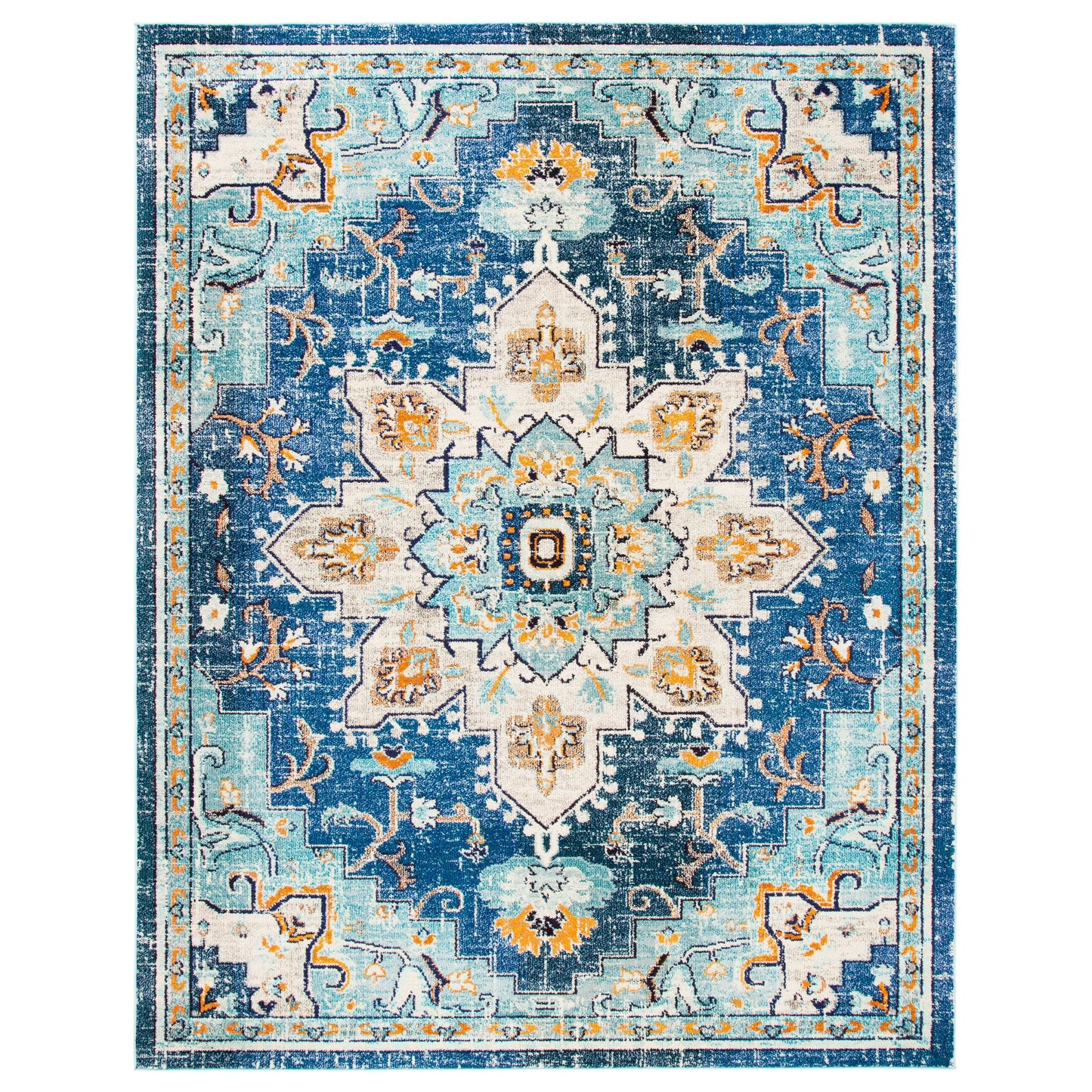SAFAVIEH Tapis Madison Katelijne Boho médaillon vieilli