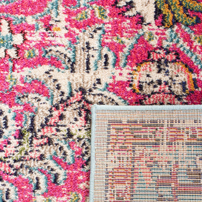 Tapis SAFAVIEH Madison Libusa Boho à médaillon vieilli