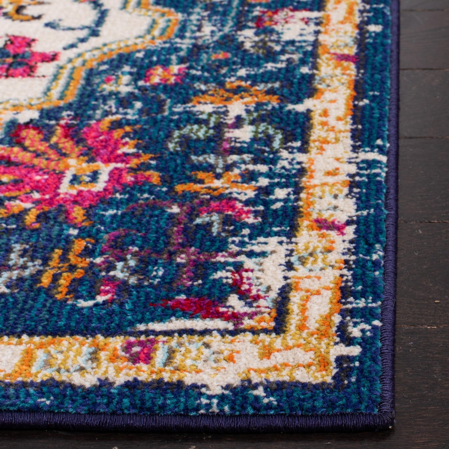 Tapis SAFAVIEH Madison Libusa Boho à médaillon vieilli