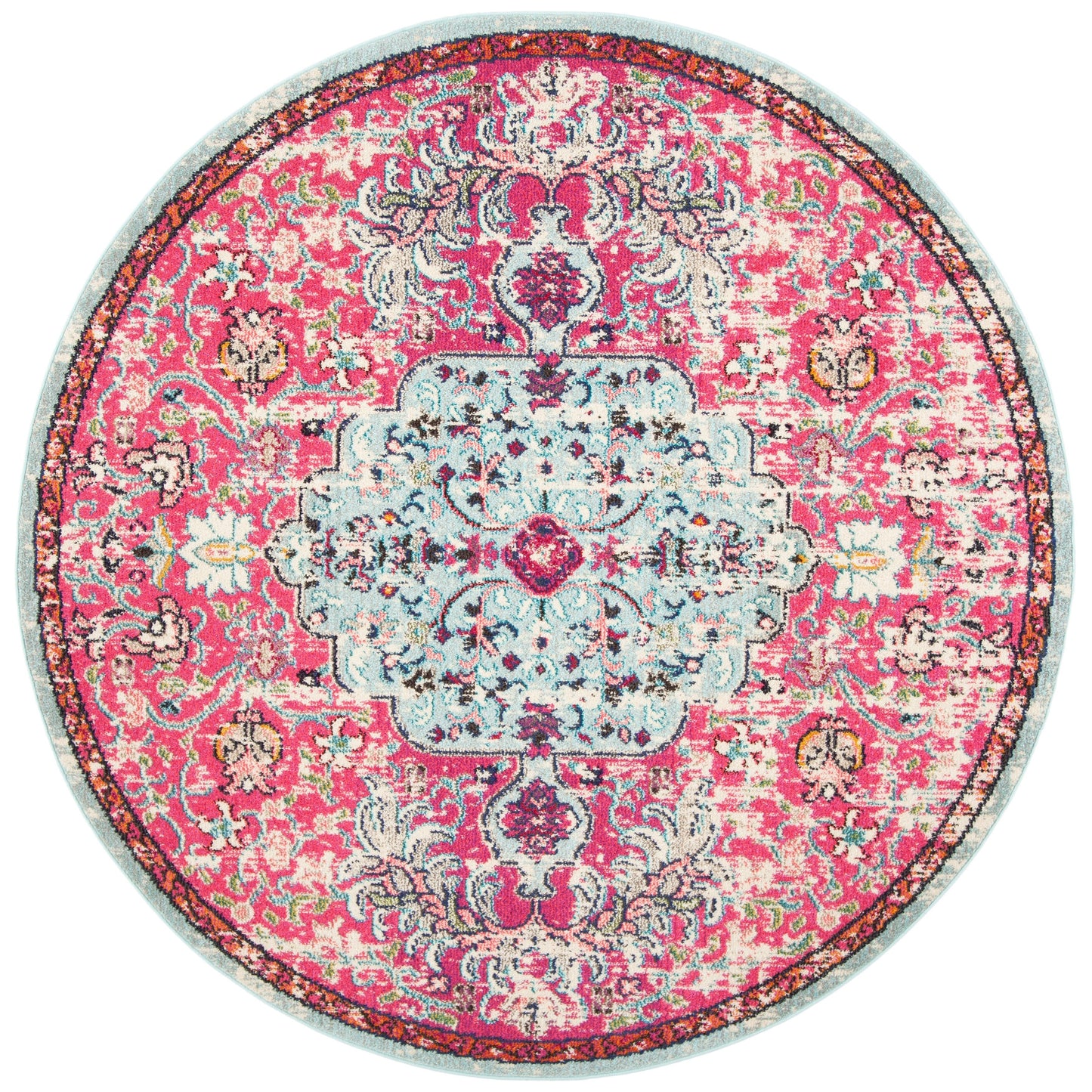 Tapis SAFAVIEH Madison Libusa Boho à médaillon vieilli