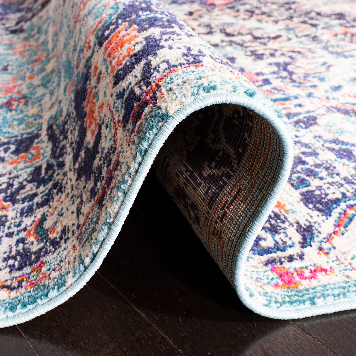 Tapis SAFAVIEH Madison Libusa Boho à médaillon vieilli