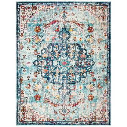 Tapis SAFAVIEH Madison Libusa Boho à médaillon vieilli