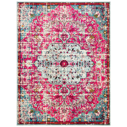 Tapis SAFAVIEH Madison Libusa Boho à médaillon vieilli