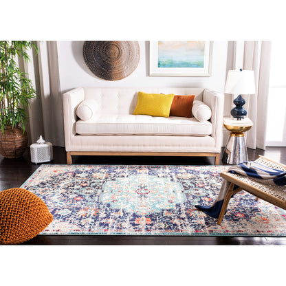 Tapis SAFAVIEH Madison Libusa Boho à médaillon vieilli