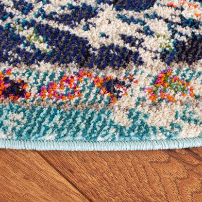 Tapis SAFAVIEH Madison Libusa Boho à médaillon vieilli