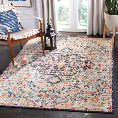 Tapis SAFAVIEH Madison Libusa Boho à médaillon vieilli