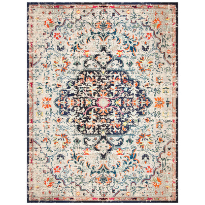 Tapis SAFAVIEH Madison Libusa Boho à médaillon vieilli