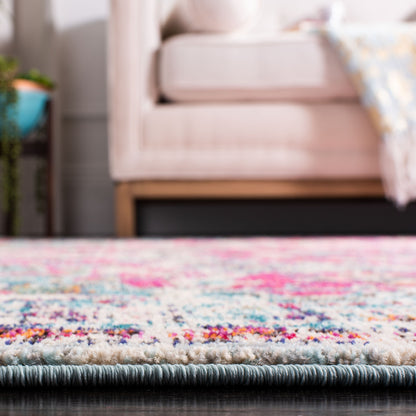 Tapis SAFAVIEH Madison Libusa Boho à médaillon vieilli