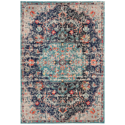 Tapis SAFAVIEH Madison Libusa Boho à médaillon vieilli
