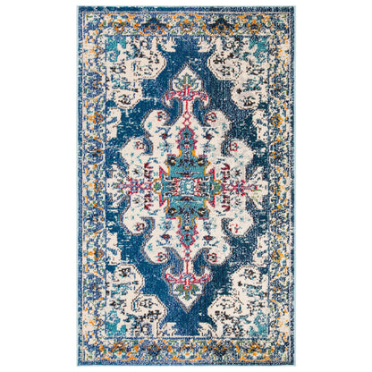Tapis décoratif SAFAVIEH Madison Marilou Boho Medallion effet vieilli
