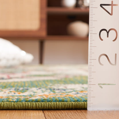 Tapis décoratif SAFAVIEH Madison Marilou Boho Medallion effet vieilli