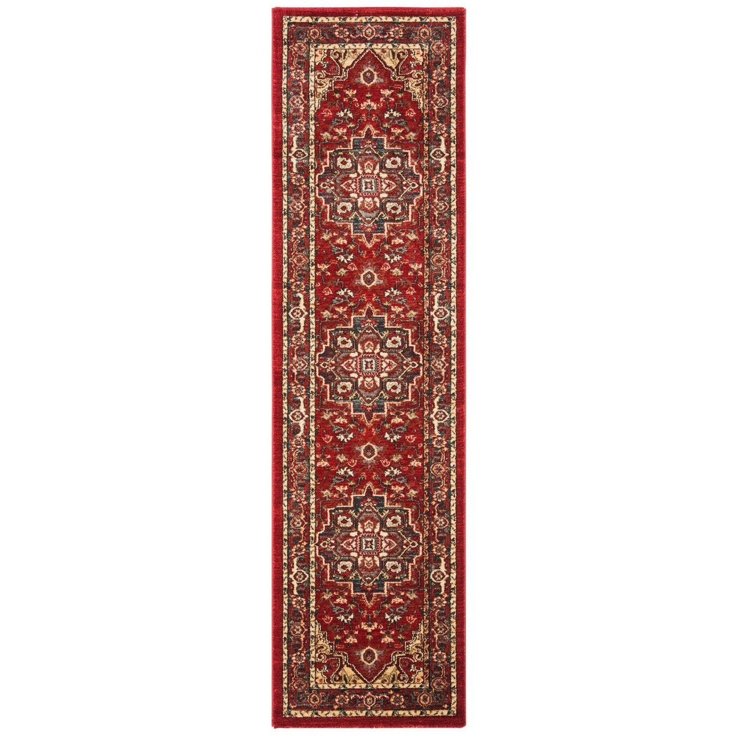 Tapis SAFAVIEH Mahal Beverley Traditional Grandeur Rouge/Naturel