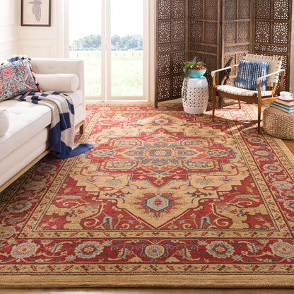 Tapis SAFAVIEH Mahal Beverley Traditional Grandeur Rouge/Naturel