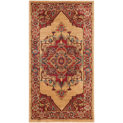 Tapis SAFAVIEH Mahal Beverley Traditional Grandeur Rouge/Naturel