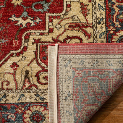 Tapis SAFAVIEH Mahal Beverley Traditional Grandeur Rouge/Naturel