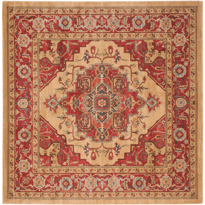 Tapis SAFAVIEH Mahal Beverley Traditional Grandeur Rouge/Naturel