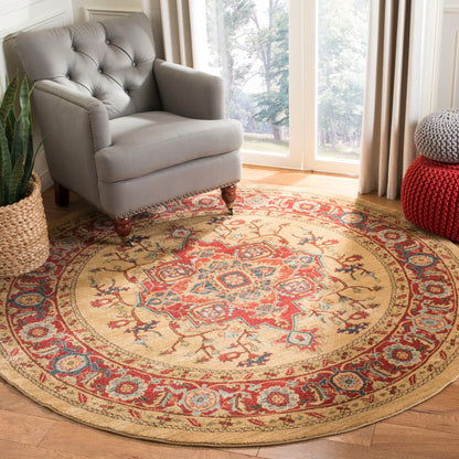 Tapis SAFAVIEH Mahal Beverley Traditional Grandeur Rouge/Naturel