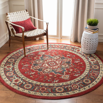Tapis SAFAVIEH Mahal Beverley Traditional Grandeur Rouge/Naturel