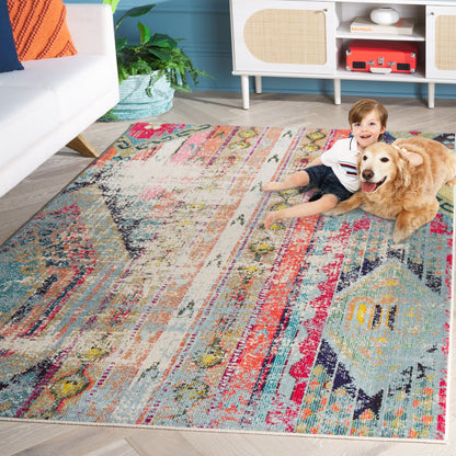 SAFAVIEH Tapis Boho vieilli Monaco Brunhildis