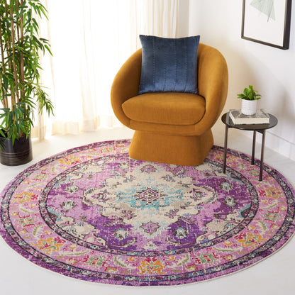 Tapis SAFAVIEH Monaco Océane Boho à médaillon vieilli