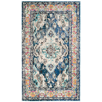 Tapis SAFAVIEH Monaco Océane Boho à médaillon vieilli