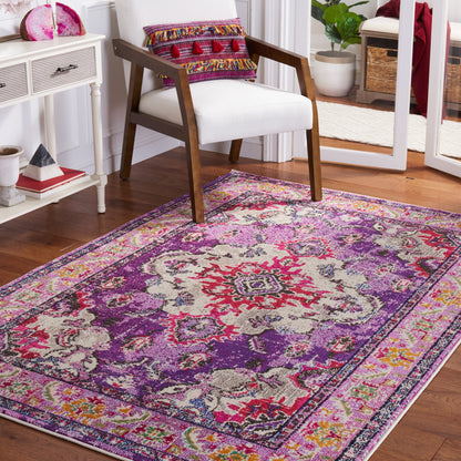 Tapis SAFAVIEH Monaco Océane Boho à médaillon vieilli