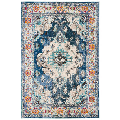 Tapis SAFAVIEH Monaco Océane Boho à médaillon vieilli