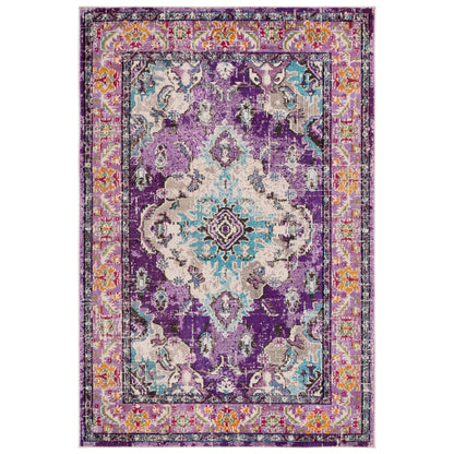 Tapis SAFAVIEH Monaco Océane Boho à médaillon vieilli